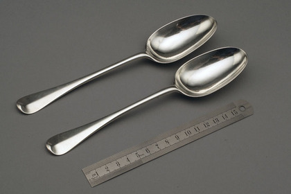 Scottish Silver Hanoverian Tablespoons (pair)